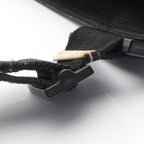 Gucci Shoulder Bag Black Beige Canvas Leather Logo — view 8