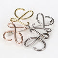 Loewe Anagram Brooch Metal