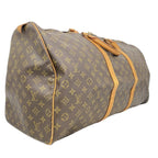 Louis Vuitton Boston Bag Monogram Keepall 60 Brown — view 2