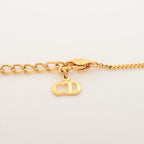 Christian Dior Necklace GP Rhinestone Faux Pearl — view 4