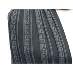 Fendi Muffler Zucchino Black Gray 100% Wool Scarf — view 3