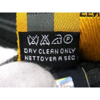 Fendi Muffler Zucchino Black Gray 100% Wool Scarf — view 5