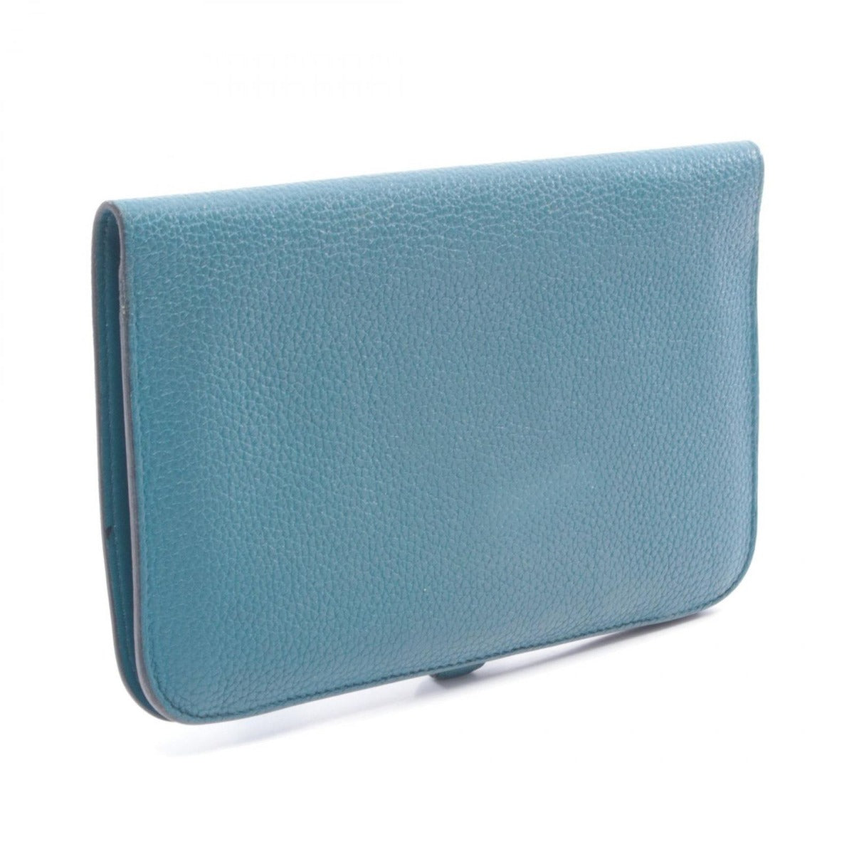 Hermes Bifold Wallet Dogon Duo GM Malachite Leather Green — view 2