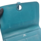 Hermes Bifold Wallet Dogon Duo GM Malachite Leather Green — view 7
