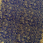 Chanel Large Shawl Chain Pattern Coco Mark Wool Silk Gold Bold 135 cm — view 8