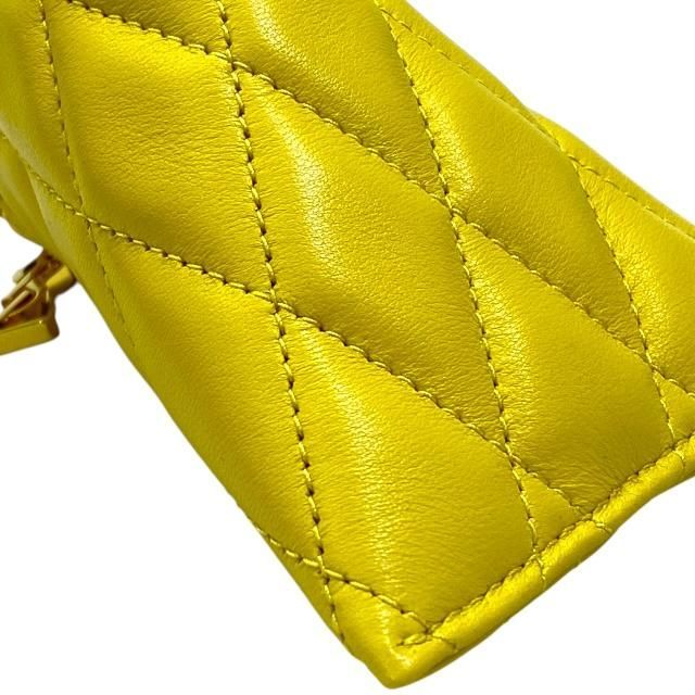 Saint Laurent Berline Coin Case Purse Small Pouch Triangle Quilted Leather