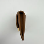 Celine Triomphe Card Holder Brown Leather Vintage — view 4