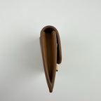 Celine Triomphe Card Holder Brown Leather Vintage — view 5