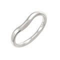 Tiffany & Co Curved Band Ring Pt Platinum