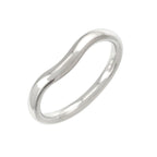 Tiffany & Co Curved Band Ring Pt Platinum