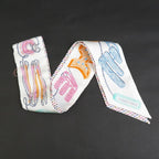 Hermes White Scarf — view 2