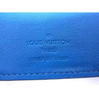 Louis Vuitton Wallet Portefeuille Multiples Blue Taurillon Leather — view 4