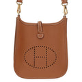 Hermes Evelyne TPM Engraved K Leather Shoulder Bag Men