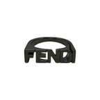 Fendi Ring Logo Letta 7 Aj272 M Size Black — view 3