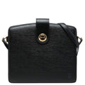 Louis Vuitton Epi Capuchin Shoulder Bag Black Noir Leather