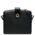 Louis Vuitton Epi Capuchin Shoulder Bag Black Noir Leather