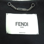 Fendi Ff8369 100% Wool Fox Fur Pocket No Collar — view 8