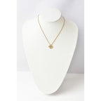 Christian Dior Necklace Vintage Logo Rhinestone Square — view 6