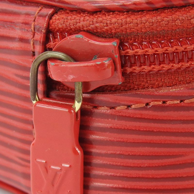 Louis Vuitton Accessory Pouch Eclan Bijoux Epi Leather Castilian Red — view 4