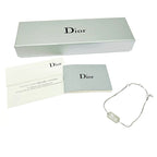 Christian Dior Dog Tag Plate Bracelet Silver — view 8