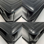 Chanel Boy Chain Tote Bag Black Leather — view 7