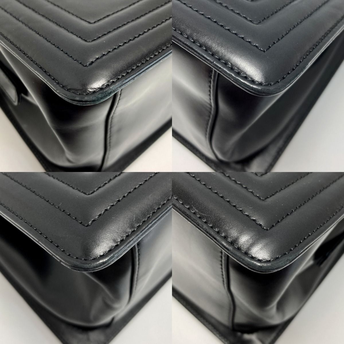 Chanel Boy Chain Tote Bag Black Leather — view 7