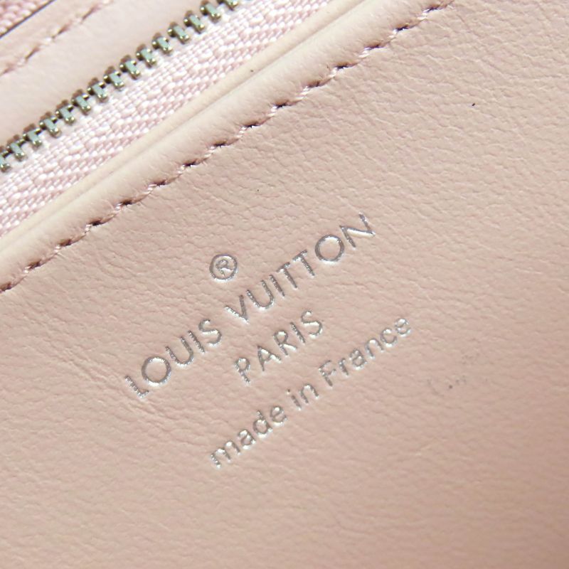 Louis Vuitton Mahina Monogram Zippy Wallet Long Magnolia Storage — view 9