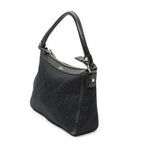 Gucci Small Abbey Top Handle Bag Black GG Canvas — view 2
