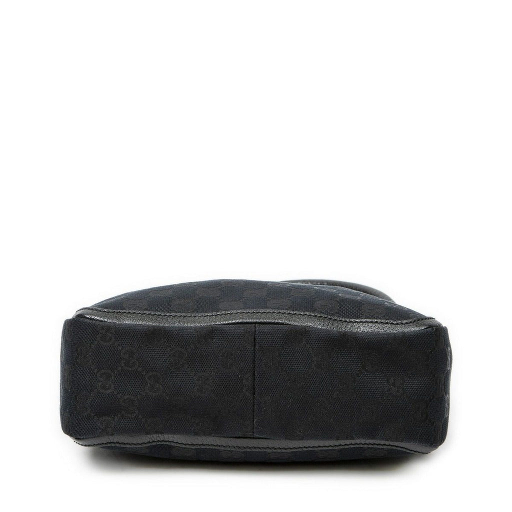 Gucci Small Abbey Top Handle Bag Black GG Canvas — view 6