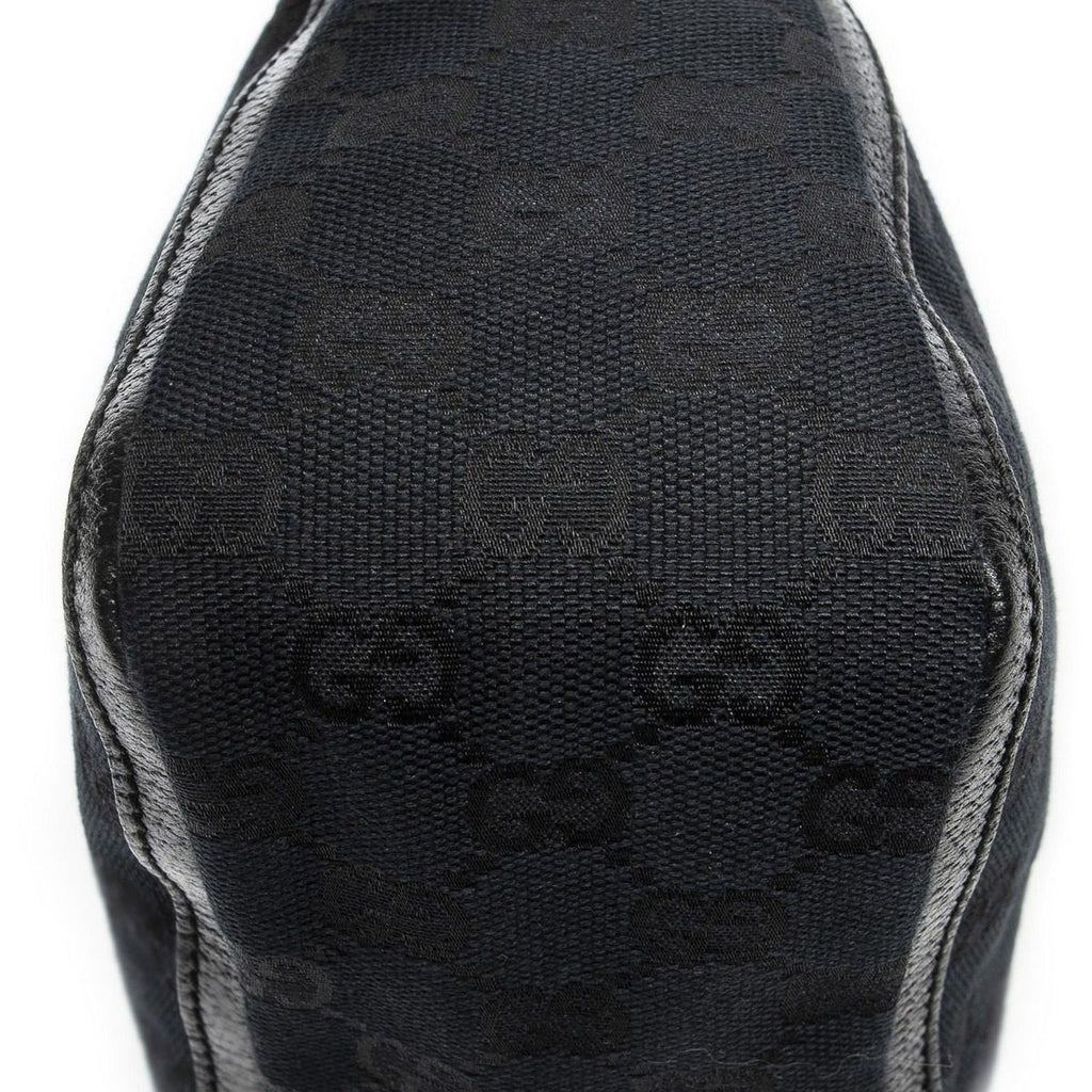 Gucci Small Abbey Top Handle Bag Black GG Canvas — view 7