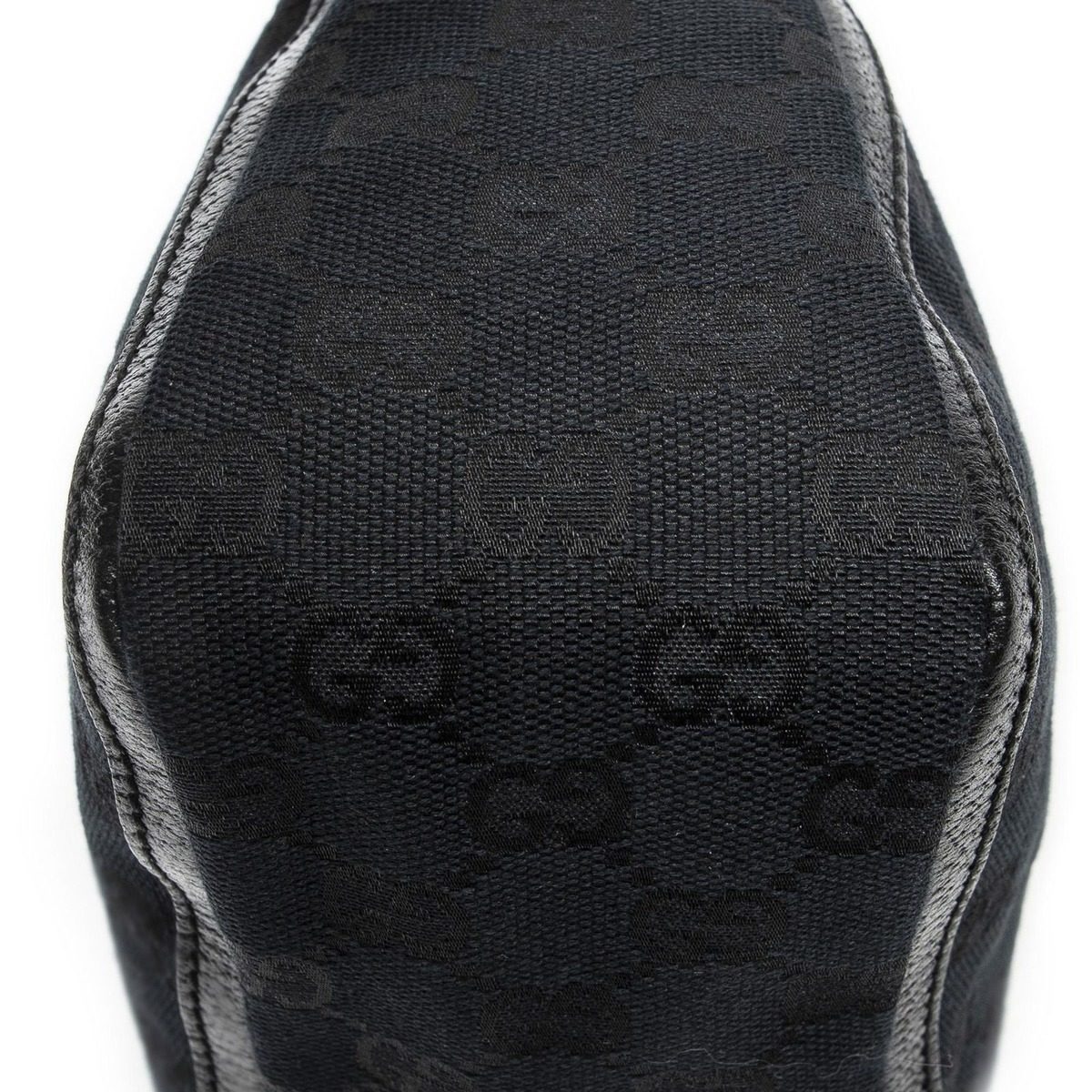 Gucci Small Abbey Top Handle Bag Black GG Canvas — view 7