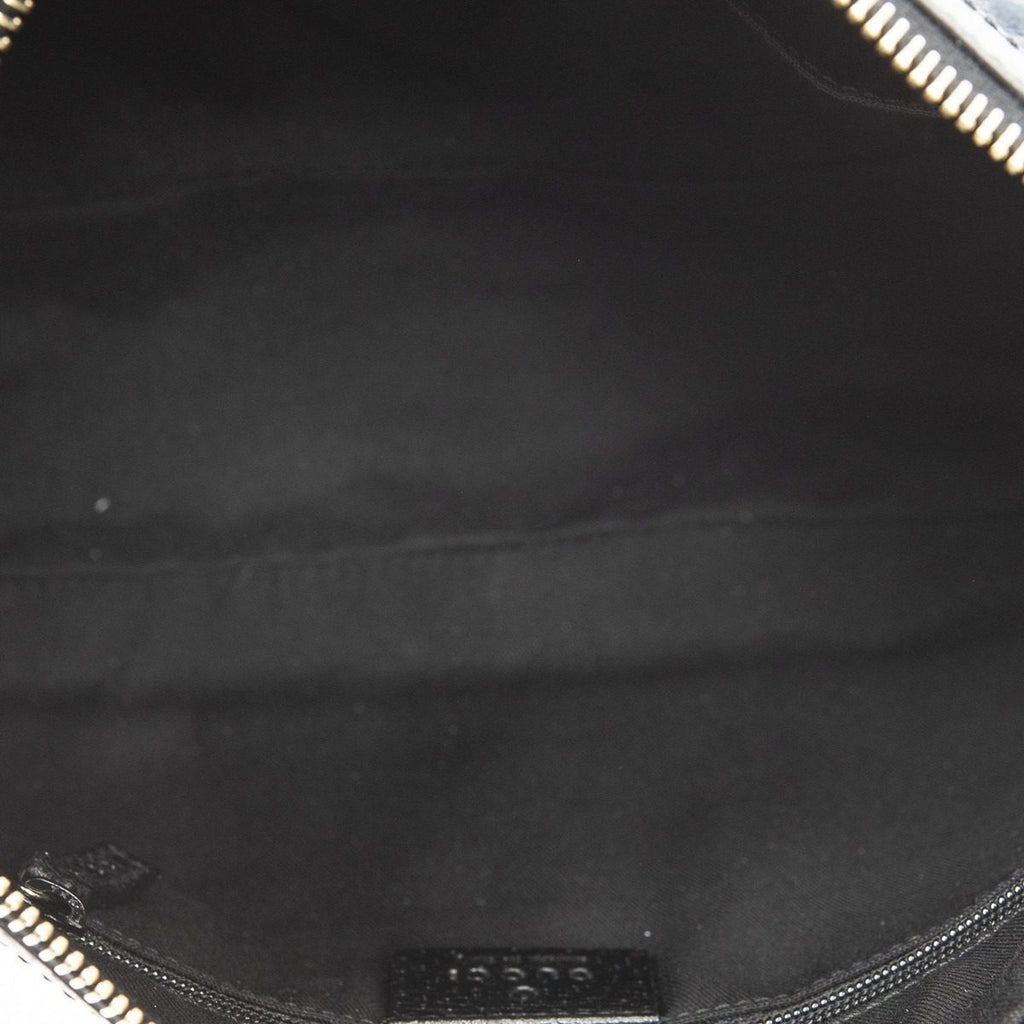 Gucci Small Abbey Top Handle Bag Black GG Canvas — view 9
