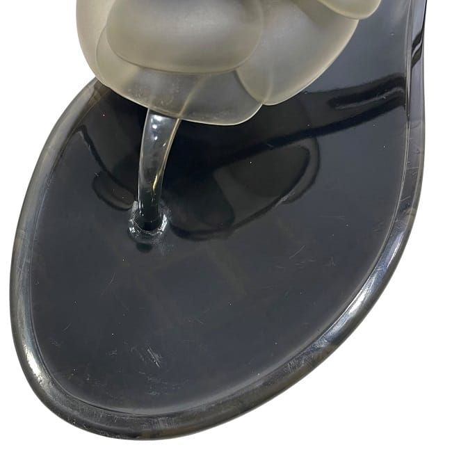 Chanel Sandals Black Camellia — view 6