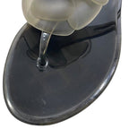 Chanel Sandals Black Camellia — view 6
