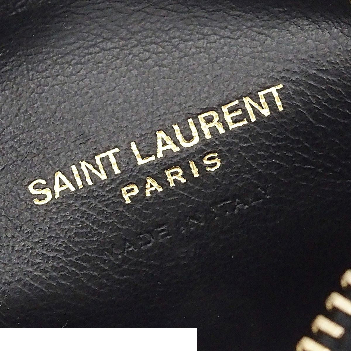 Saint Laurent Jamie Cube Black Suede Leather Mini Pouch — view 7