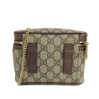 Gucci Ophidia Web Stripe Belt Bag 2-Way Shoulder Beige — view 6