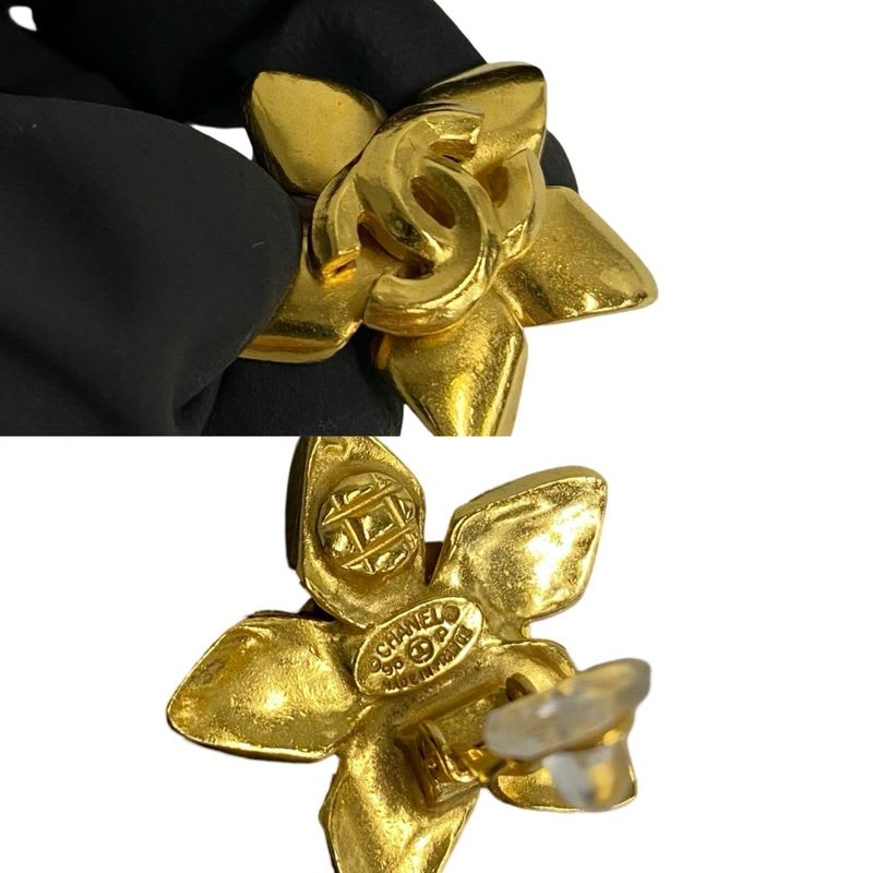 Chanel GP Vintage 96 Coco Mark Logo Motif Earrings — view 3