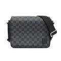 Louis Vuitton District PM Damier Graphite Shoulder Bag Black