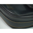 Gucci Interlocking Vintage Shoulder Bag Pochette Leather Navy — view 7