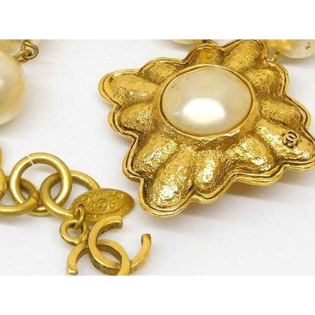 Chanel Vintage Faux Pearl Necklace Choker Antique 7 — view 2