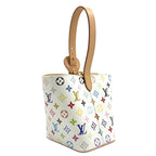 Louis Vuitton LV TM All in BB Shoulder Bag Leather White Multicolor Light Beige — view 2