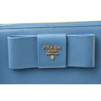 Prada Wallet Long 1 Ml506 Saffiano Fiocco Shape Pressed Leather — view 4