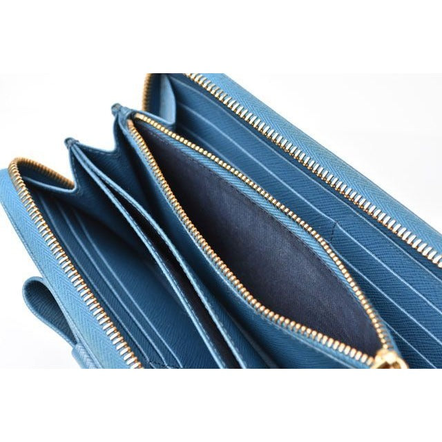 Prada Wallet Long 1 Ml506 Saffiano Fiocco Shape Pressed Leather — view 7