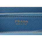 Prada Wallet Long 1 Ml506 Saffiano Fiocco Shape Pressed Leather — view 8