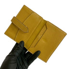 Hermes Bearn Mini Chevre Leather Card Case Business — view 8