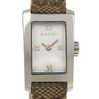 Gucci Stainless Steel Quartz Analog Display Silver Dial Watch