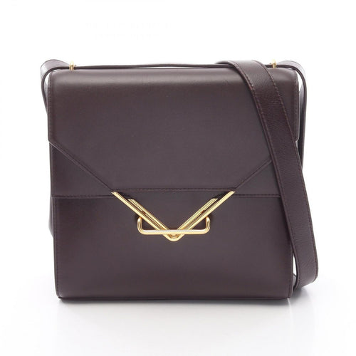 Bottega Veneta Shoulder Bag the Clip Gold Leather