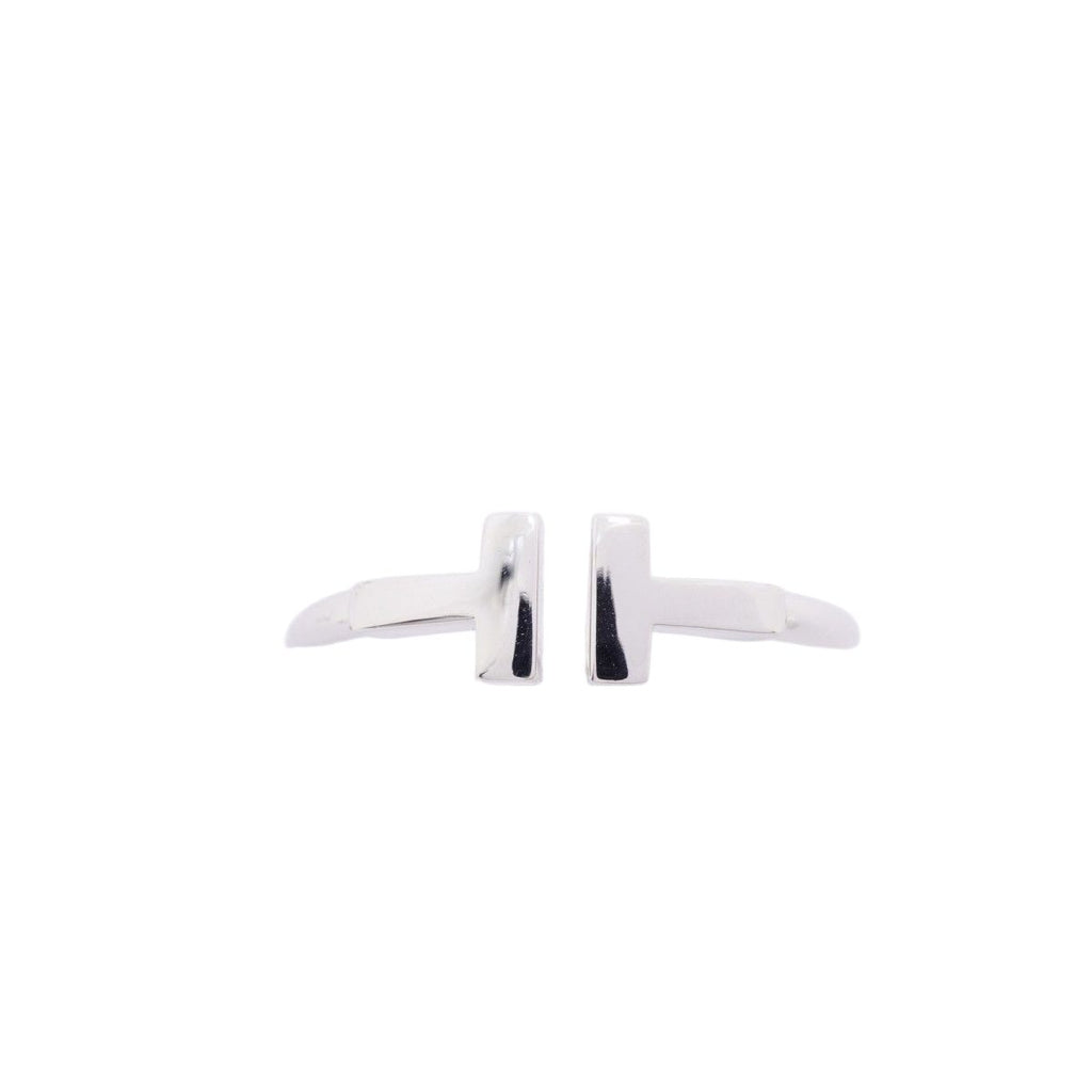 Tiffany & Co Ring T Wire 18k White Gold — view 2
