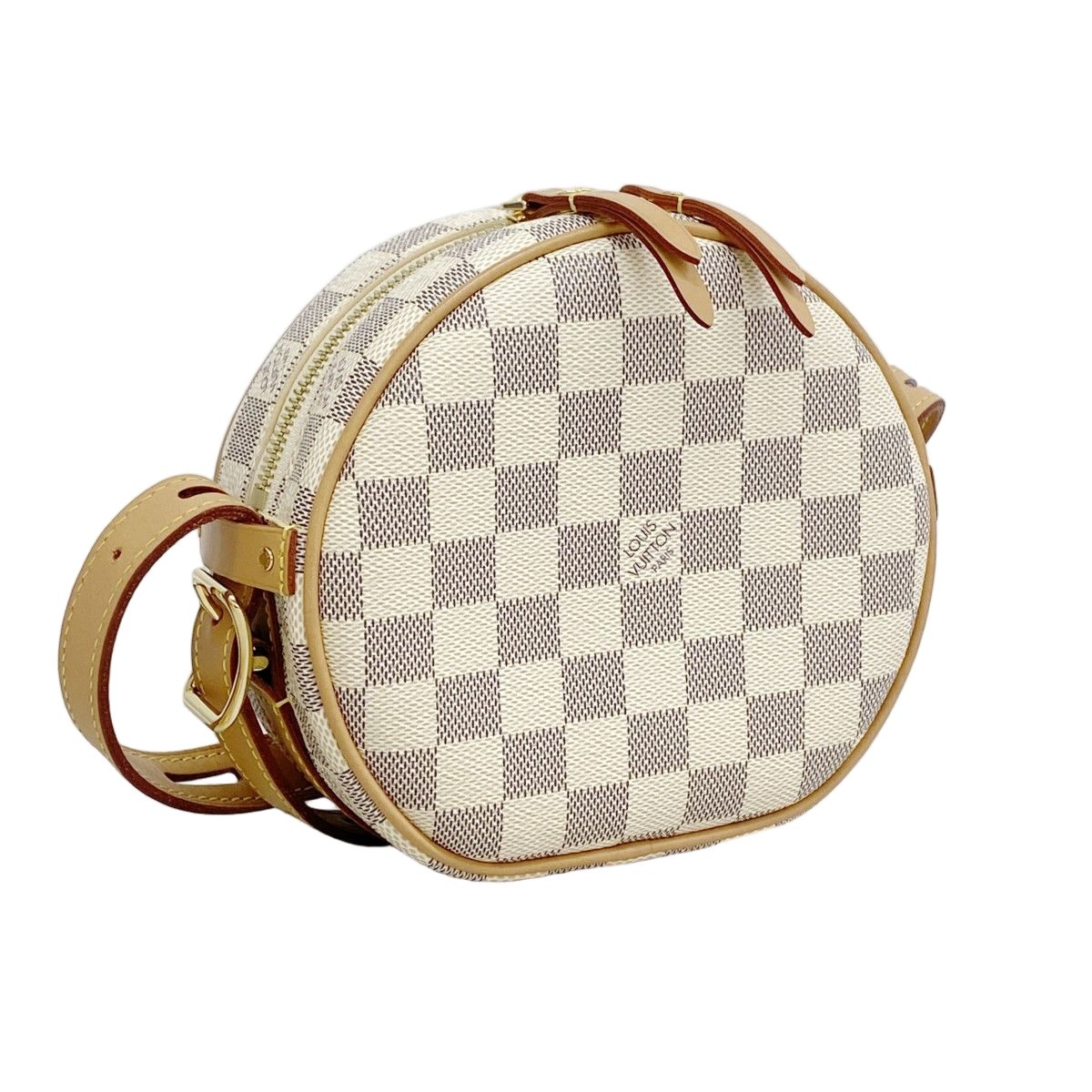 Louis Vuitton Shoulder Bag Damier Azur Boite Chapel PM White — view 2