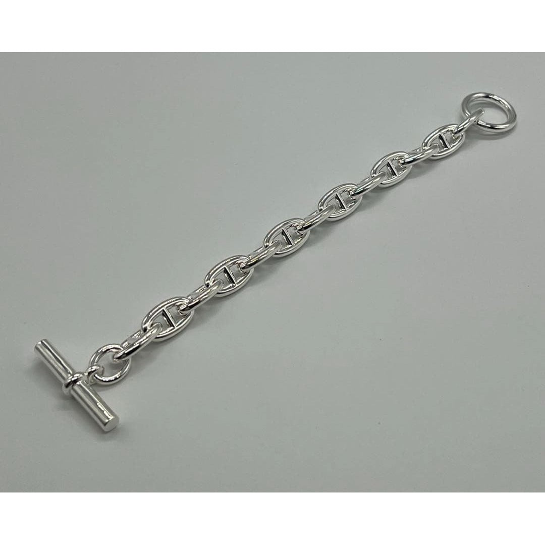 Hermes Chaine D'ancre Gm13 Frame Bracelet SV 925 — view 2